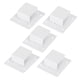 thumbnail image 3 of Soporte de tubo para estante de pared, soporte de montaje en barra de acero inoxidable, organizador para supermercado, apertura blanca, 5 uds., 3 of 14