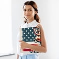 thumbnail image 6 of Deer on American Flag 3 Ring Binders 1.5 inch Hardcover File Folders with Interior Pockets A4 Size Organizer for School Office Hospital, 6 of 8