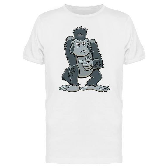 Gorilla Wants You, Cartoon T-Shirt Men -Image by Shutterstock, Male XX-Large