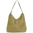 thumbnail image 2 of Spencer Tote Shoulder Bag for Women Suede Slouchy Bag Hobo Handbag Office Tote Purse for Travel Work School, Green, 2 of 11