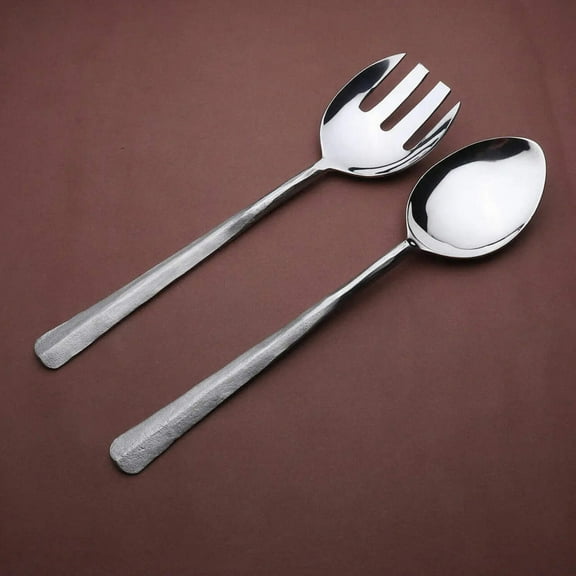 Inox  Ridge Salad Serving 2 Pc. Set