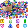 thumbnail image 1 of Tesoro pirata Toy Gems Vellibring de 180 piezas con bolsa, 1 of 7