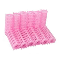14 Pieces Hair Roller, Happon 0.6 inch/ 1.5 cm Small Size Plastic Hair Rollers Hair Curlers for Short Hair Long Hair Hairdressing Styling Tools (Random Color)