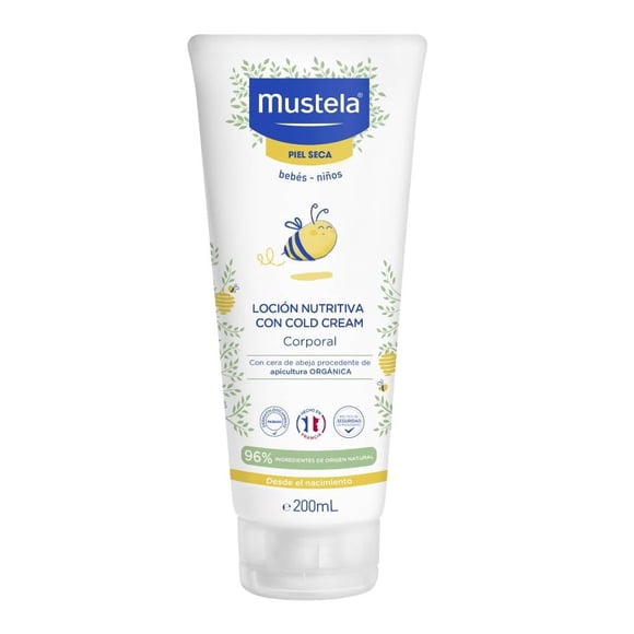 Loción corporal con cold cream Mustela 200ML
