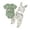 R71-Green, variant on RMGVDSD Easter Baby Girl Clothes Summer Outfits Cute Bunny Embroidered Short Sleeve Romper Bodysuit Pants Hat Three Piece Set 9-12 Months