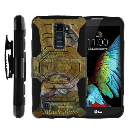 Case for LG K10 | LG Premier Case [ Armor Reloaded ] Heavy Duty Extreme Rugged Case with Kickstand + Belt Clip - Big Bass