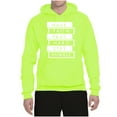 thumbnail image 2 of Wild Bobby, Have Faith Pray Hard Stay Humble Inspirational/Christian Unisex Graphic Hoodie Sweatshirt, Safety Green, Large, 2 of 6