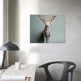 thumbnail image 3 of COMIO Deer Wall Art Picture Canvas Vintage Style Posters Print Modern Bathroom Decor Artwork Framed For Living Room Bedroom Wall Painting Home Decor,, 3 of 4