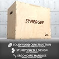 thumbnail image 4 of Synergee 3 in 1 Wood Plyometric Box for Jump Training and Conditioning 24/20/16, 4 of 7
