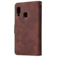 thumbnail image 3 of Samsung Galaxy A20e Wallet Case, Dteck Soft Leather Zipper Wallet Case Magnetic Buckle Horizontal Flip Cover with 5 Card Slots/Photo Pocks For Samsung Galaxy A20E (not fit A20), Coffee, 3 of 8