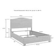 thumbnail image 3 of Lakeside Living Bed Set, Queen Size, Natural, Steel, Wood Finish Banana Leaf - 86" L x 66.75" W x 52.75" H, 3 of 6