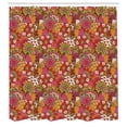 thumbnail image 2 of Ambesonne Colorful Shower Curtain, Floral Vibrant Art, 69"Wx84"L, Multicolor, 2 of 4