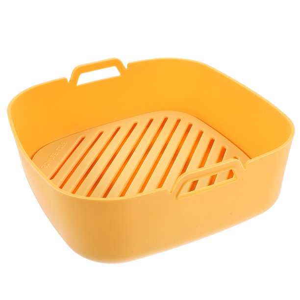 GOOHOCHY Cesta de barbacoa reutilizable Freidora de silicona Silicona Container Contenedor de silicona Freidora Freidora