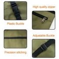 thumbnail image 4 of Roll Up Tool Bag Zippered Hardware Organizer 11.02x5.51x1.18in,Heavy-Duty Canvas Storage for Mechanics Electricians with Secure Buckle & Hanging Hooks(Khaki),Ccwuwei, 4 of 7