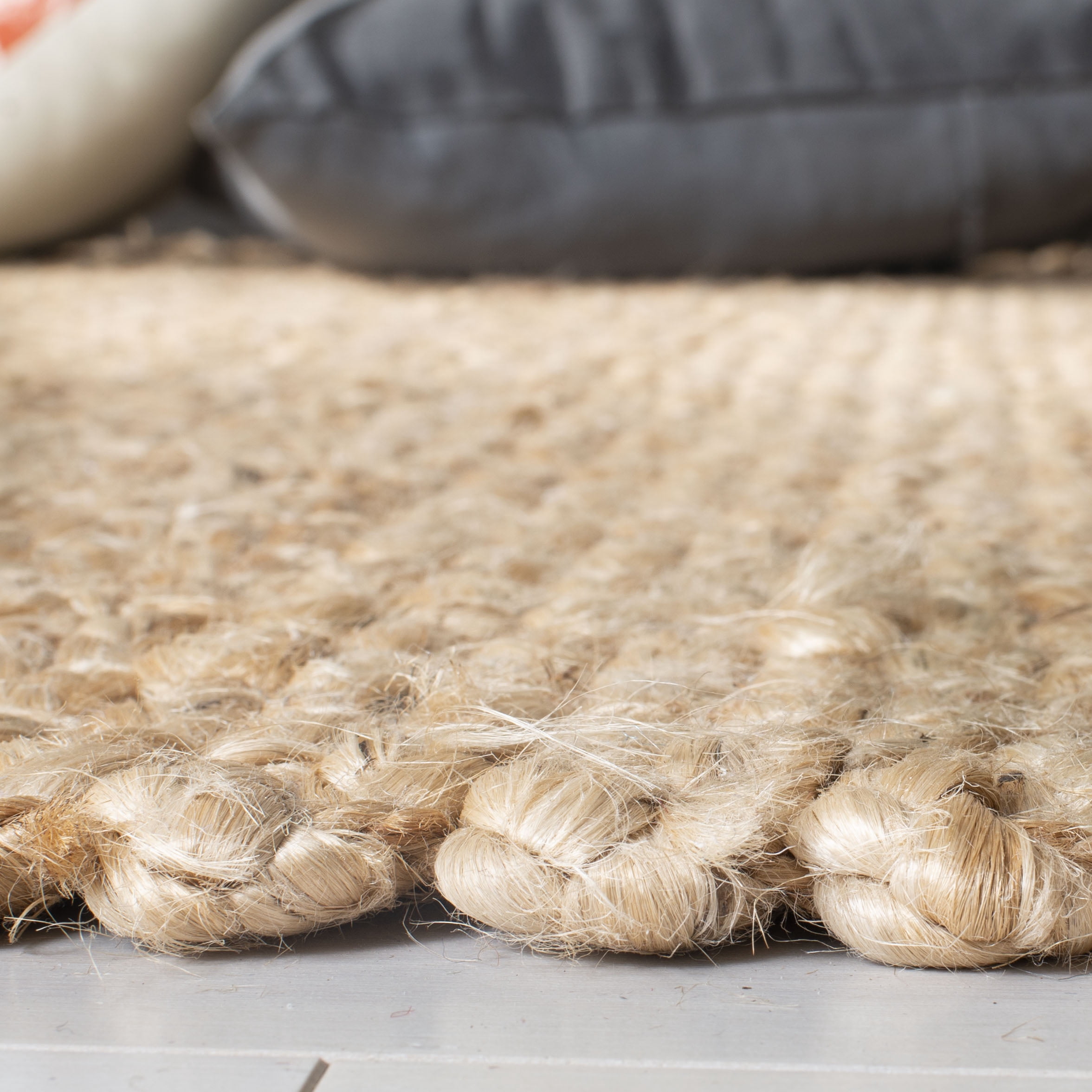 SAFAVIEH Martha Stewart Solid Area Rug, Natural, 5' x 7'6"