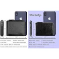 thumbnail image 3 of Cartera De Cuero Plegable Con Cremallera Para Hombre, Delgada, Con Bloqueo Rfid, 3 of 5