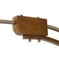 thumbnail image 5 of Morelli Arc Floor Lamp - 84 Weathered Brass & Walnut Dimmer Switch V-base, 5 of 14