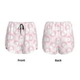 thumbnail image 6 of Goofa Cute Rabbit Printed Women 2 in 1 Running Shorts,Quick Dry Athletic Workout Shorts,High Waisted Athletic Shorts with Liner Pockets-Large, 6 of 9
