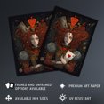 thumbnail image 3 of Alice In Wonderland Queen Of Hearts Whimsical Magical Adventure Painting Art Print Framed Poster Wall Decor 12x16 inch, 3 of 5