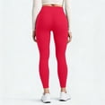 thumbnail image 4 of Workout Leggings Womens Yoga Tights 22''/23'' Compression Butt Lift 7/8 Gym Pants Hot Pink S, 4 of 6