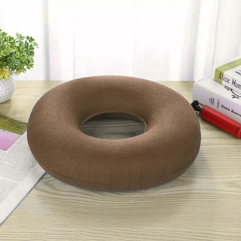  TURNSOLE Donut Pillow for Tailbone Pain & Hemorrhoids - 14  Inflatable Donut Pillow Postpartum Pregnancy - Doughnut Pillow for Tailbone  - Donut to Sit On for Postpartum Pregnancy : Home & Kitchen