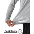 thumbnail image 5 of Men's UV Protection UPF 50+ Long Sleeve T-Shirt Work Fishing Swimming Shirt Rash Guard Top, 5 of 5