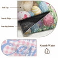 thumbnail image 6 of Large Area Rugs for Living Room Bedroom, Spring Easter Bunny 6'x9' Rug Washable Carpet Runner Indoor Outdoor, Pink Plaid Tulip Botanical Eggs Non Slip Floor Mats Rug for Kitchen, Playroom, 6 of 8