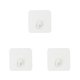 thumbnail image 3 of Matsuzay Pack of 10 Wall Hook Home Seamless Fixers Accessories Garage Reusable Transparent Hooks Organizer Hanger Self-adhesive Sticky Type1 NO1, 3 of 6