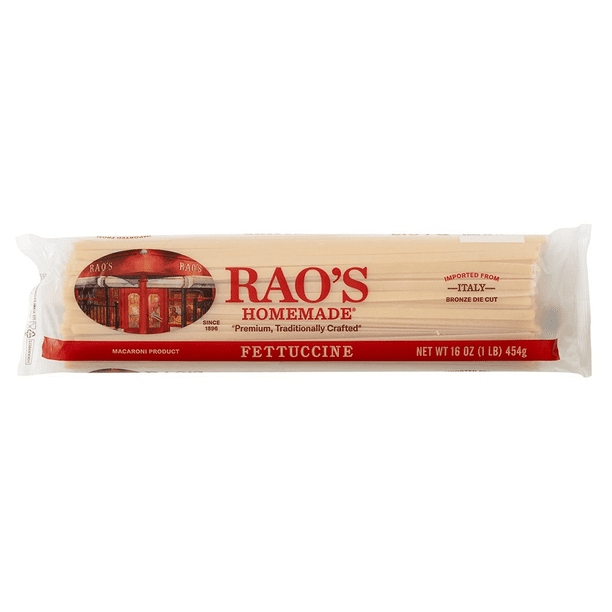 Rao's Homemade Imported Premium Fettuccine Pasta Noodles, 16 oz [Pack