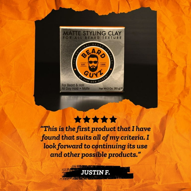 BEARD GUYZ Matte Styling Clay (3oz) BEARD GUYZ Matte Styling Clay (3oz)