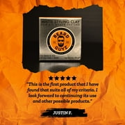Beard Guyz Matte Styling Clay for All Hair Types, All-Day Hold, 3 oz