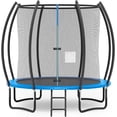 thumbnail image 1 of FDW Trampoline 8 Pi avec Enceinte Trampoline de Mise en Forme Extérieur Rembourrage de Couverture de Ressort en PVC pour Enfants et Adultes, 1 of 7