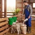 thumbnail image 3 of Goat Feeder with Nipple 8L Baby Bottle Bucket for Lambs & Calves 1/3/5 Mouth Sheep Milk Feeder & Plastic Feed Trough Multi-Animal Livestock Nursing Bucket with Scale & Handle, 3 of 8