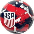 thumbnail image 3 of Icon Sports U.S. Soccer Ball, PVC, Red/White/Blue Brushstroke, Size 4-5, 3 of 6