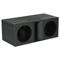 Rockville RPORT-12 Dual 12" Horn Ported Subwoofer Enclosure Sub Box w/Bedliner