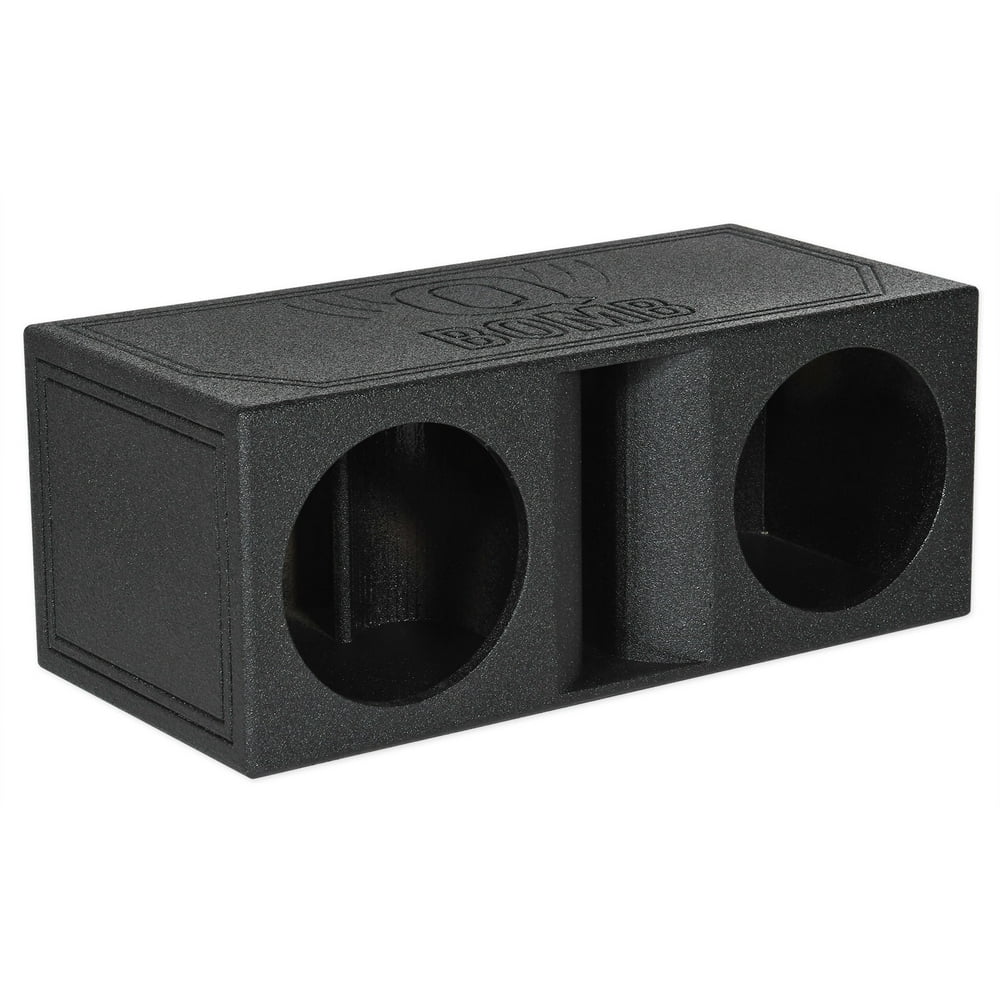 Rockville RPORT12 Dual 12" Horn Ported Subwoofer Enclosure Sub Box w