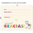 thumbnail image 4 of Lama Pinata Muchas Gracias Merci / 25 Notes Plates et Enveloppes / Imprimé sur Lourd, 4 of 5