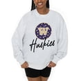 thumbnail image 2 of Women's Gameday Couture Ash Washington Huskies Premium Fleece Pullover Sweatshirt, 2 of 5