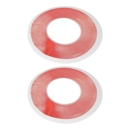 unbranded  2 Rolls Adhesive Tape Packaging Sticky Anti Slip Rug Underlay Carpet Double Sided Red