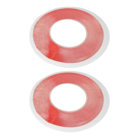 unbranded  2 Rolls Adhesive Tape Packaging Sticky Anti Slip Rug Underlay Carpet Double Sided Red