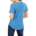 thumbnail image 2 of Hat and Beyond Women's Casual Scoop Neck Round Hem Top Short Sleeve Tee Shirt, 2 of 6