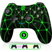 Switch Controller, Wireless Switch Controller Compatible with Switch Controller/Switch Lite/OLED, QQV Wireless Switch Controllers Work with iOS/Android/PC with LED Light, Programmable, TURBO & Wakeup