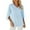 Blue-C, variant on Penkiiy Womens Casual Lightweight Cardigans Open Front Short Sleeve Cardigan Summer Cover Up XL White