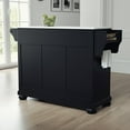 thumbnail image 5 of Crosley Alexandria Stone Top Full Size Kitchen Island/Cart Black/White-Color:Black, 5 of 8