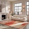 thumbnail image 3 of Safavieh Adirondack Rudyard Abstract Ombre Area Rug, Rust/Gold, 4' x 6', 3 of 17
