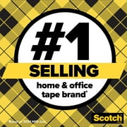 Scotch Removable Double Sided Tape, Clear, 3/4 in x 200 in, 1 Tape Dispenser
