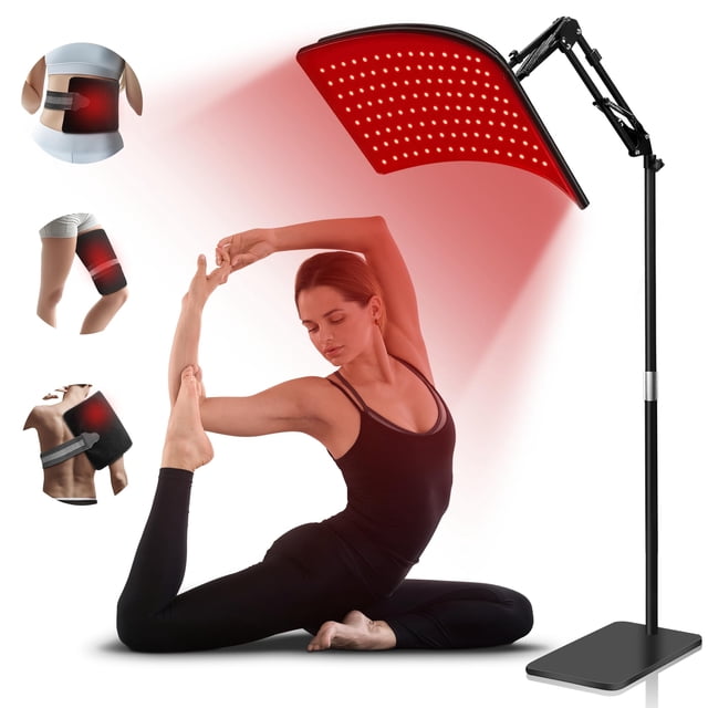 Lámpara de terapia de luz roja INTEO 660 nm y 850 nm para cuerpo y rostro