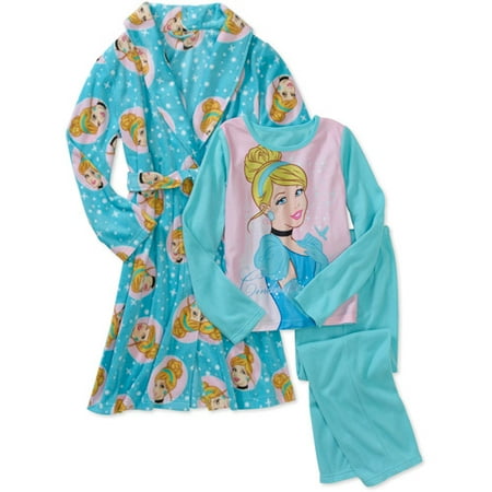 Disney - Girls' Cinderella 3 Piece Pajam