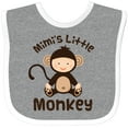 thumbnail image 3 of Inktastic Mimi Little Monkey Grandchild Boys or Girls Baby Bib, 3 of 4