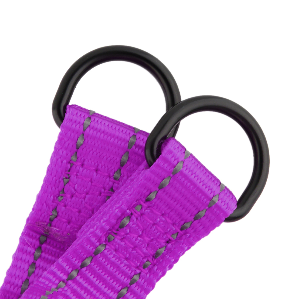 Toy Doggie Essential Nylon Reflective Harness Purple Xs for XSmall Dogs